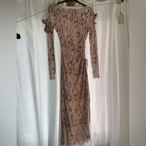 Revolve Long Sleeve Athena Hansen & Gretel Dress with cut out. Small